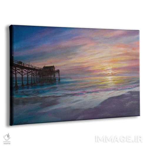 تابلو اسکله قدیمی فولی اثر کمبل فراست - نمای پرسپکتیو محصول