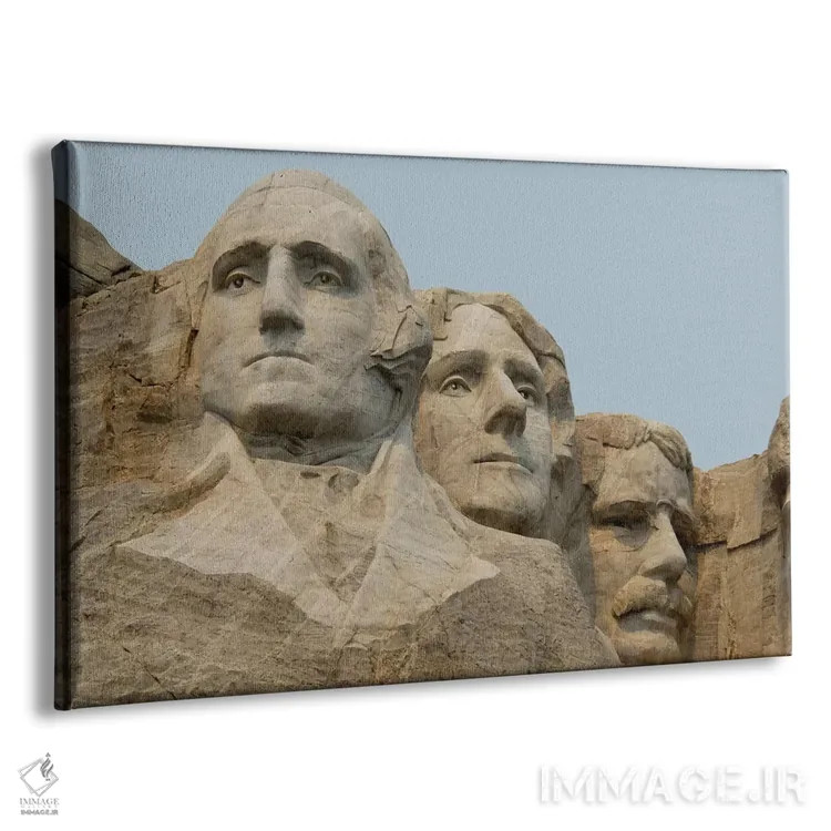 تابلو واشنگتن، جفرسون و روزولت از نمای نزدیک، یادبود ملی کوه راشمور، شهرستان پنینگتون، داکوتای جنوبی، آمریکا اثر سیندی میلر هاپکینز - نمای پرسپکتیو محصول