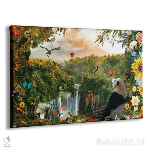 تابلو اتاقی با منظره اثر کلودیا مککینی - نمای پرسپکتیو محصول