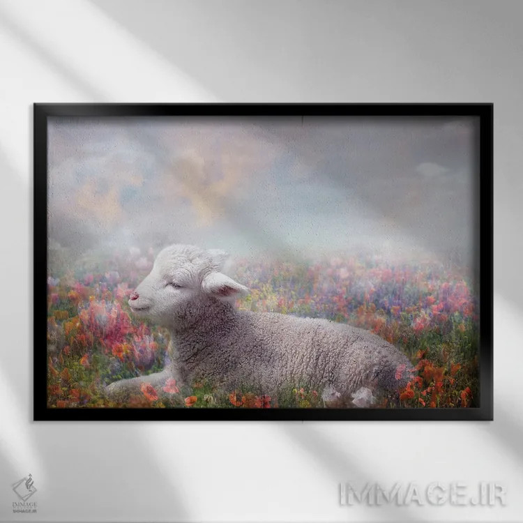 تابلو برهٔ خدا اثر کلودیا مککینی - نمای قابدار مشکی