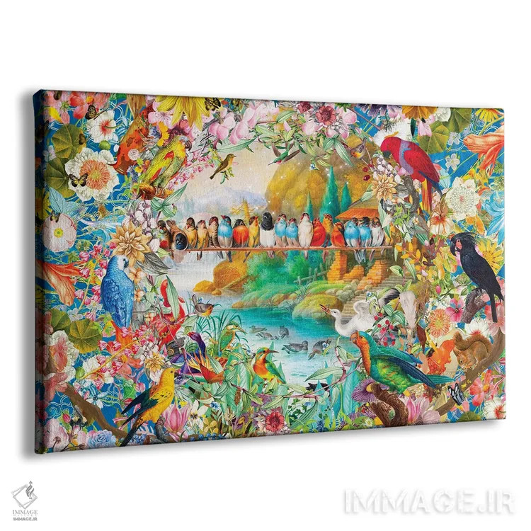 تابلو آواز پرندگان اثر کلودیا مککینی - نمای پرسپکتیو محصول