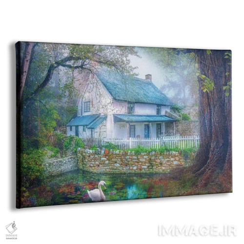 تابلو کلبهٔ روستایی دنج اثر کلودیا مککینی - نمای پرسپکتیو محصول