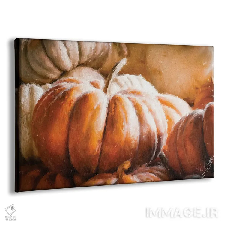 تابلو کدو تنبل کدو تنبل اثر کلودیا مککینی - نمای پرسپکتیو محصول