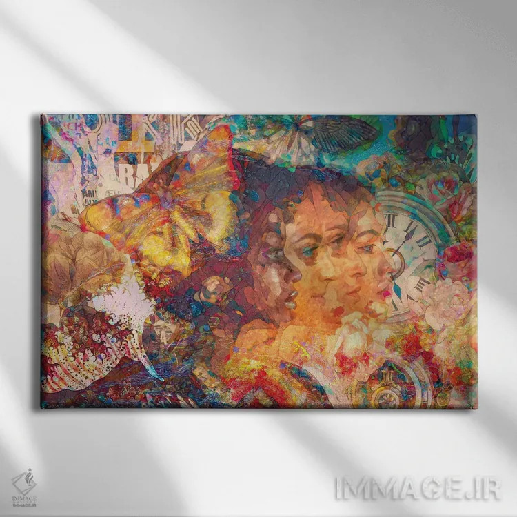 تابلو جشن اثر کلودیا مککینی - نمای روبهرو روی دیوار
