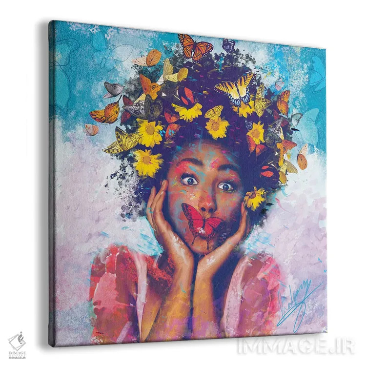 تابلو پروانه ملکه اثر کلودیا مککینی - نمای پرسپکتیو محصول