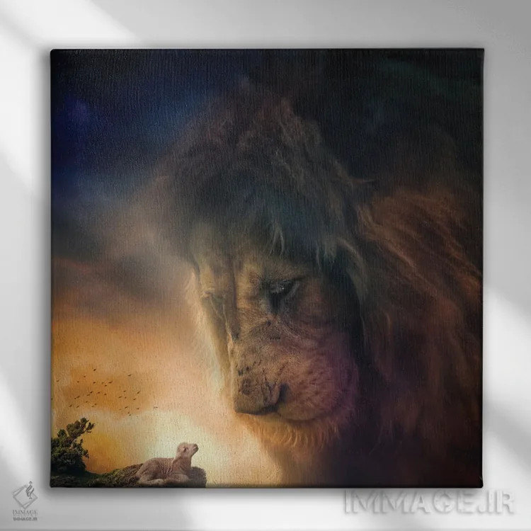 تابلو نترس اثر کلودیا مککینی - نمای روبهرو روی دیوار