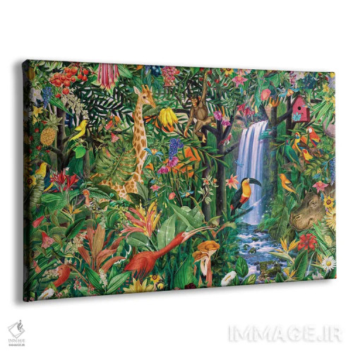 تابلو جنگل جادویی اثر کلودیا مککینی - نمای پرسپکتیو محصول