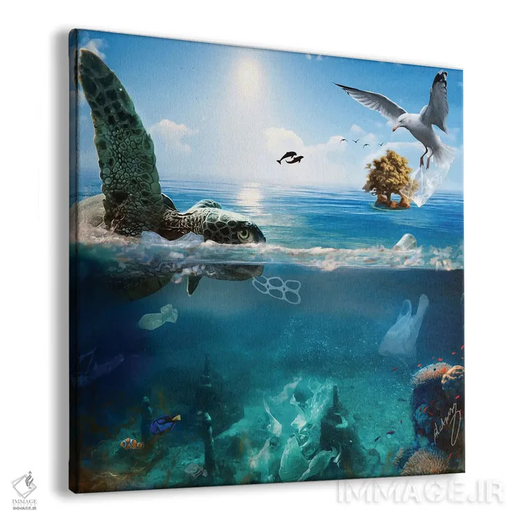 تابلو همدلی اثر کلودیا مککینی - نمای پرسپکتیو محصول