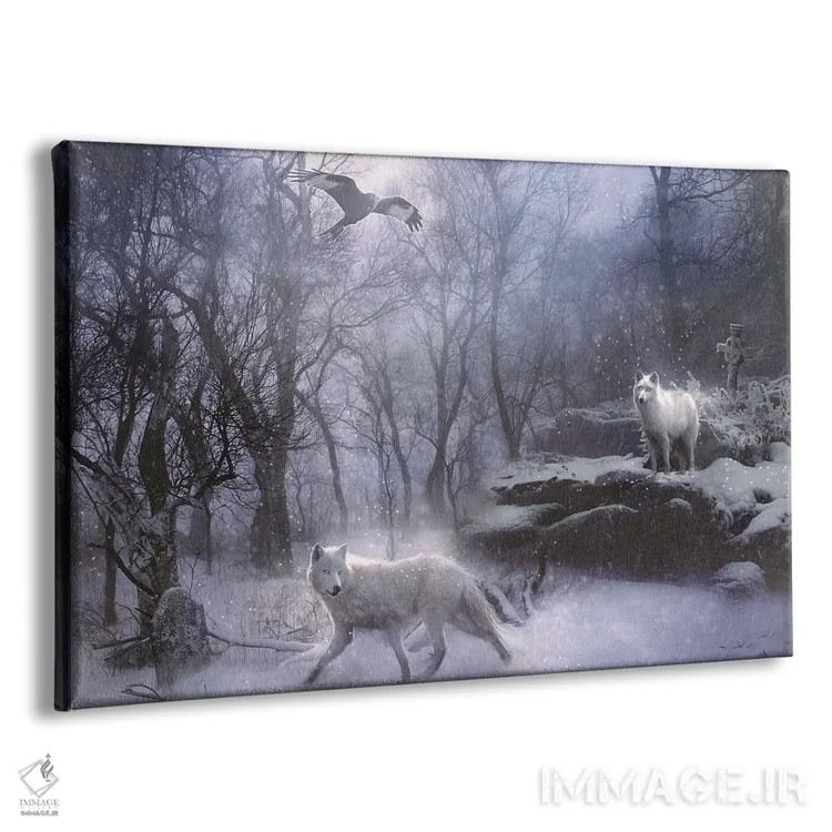 تابلو نخستین برف اثر کلودیا مککینی - نمای پرسپکتیو محصول