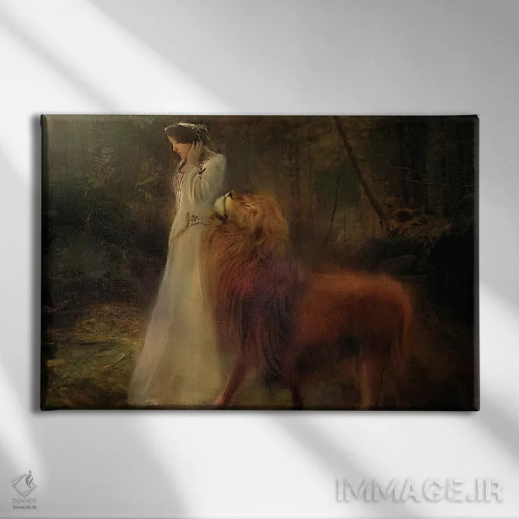 تابلو نارنیا (دنیای تخیلی) اثر کلودیا مککینی - نمای روبهرو روی دیوار