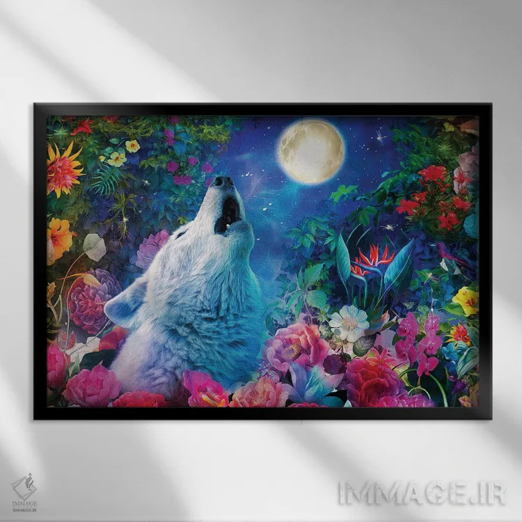 تابلو برای آسمان بخوان اثر کلودیا مککینی - نمای قابدار مشکی