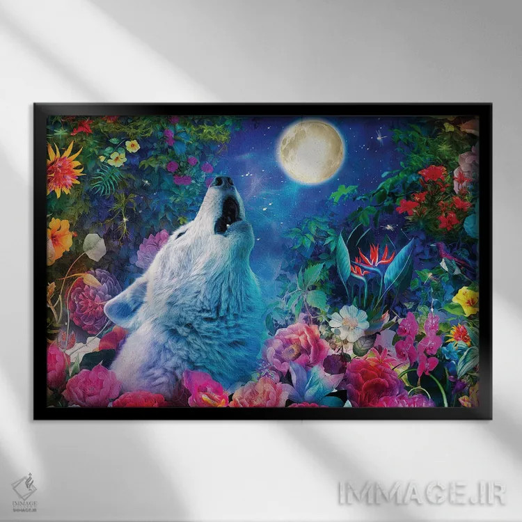 تابلو برای آسمان بخوان اثر کلودیا مککینی - نمای قابدار مشکی