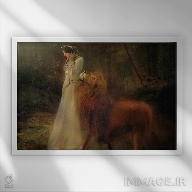 تابلو نارنیا (دنیای تخیلی) اثر کلودیا مککینی - نمای قابدار سفید