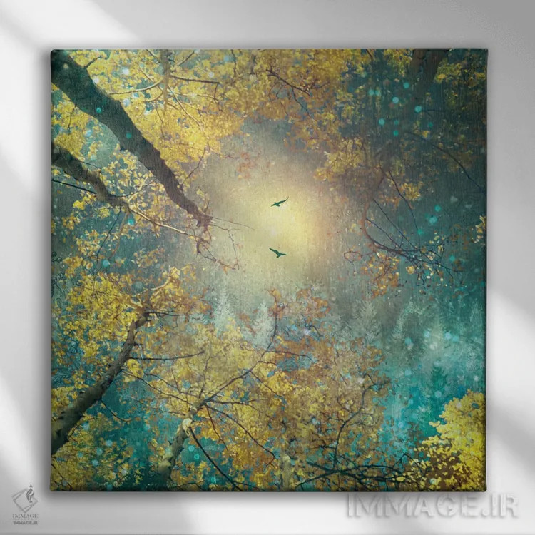 تابلو سپاسگزاری اثر کلودیا مککینی - نمای روبهرو روی دیوار