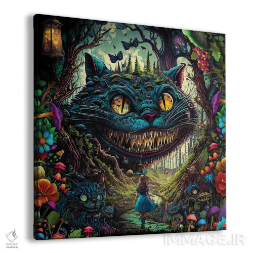 تابلو چشایر (شخصیت داستانی) اثر کلودیا مککینی - نمای پرسپکتیو محصول