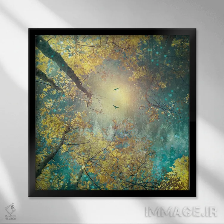 تابلو سپاسگزاری اثر کلودیا مککینی - نمای قابدار مشکی