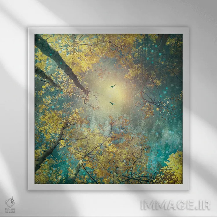 تابلو سپاسگزاری اثر کلودیا مککینی - نمای قابدار سفید