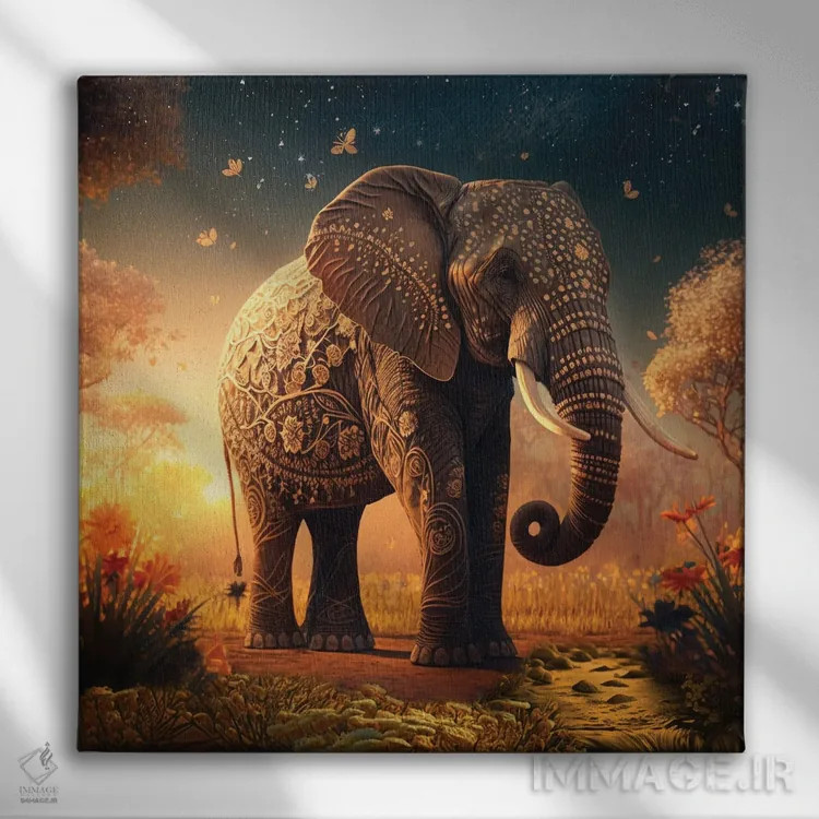 تابلو بعد پنجم اثر کلودیا مککینی - نمای روبهرو روی دیوار