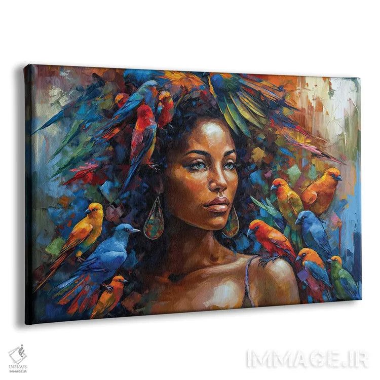 تابلو رنگ اثر کلودیا مککینی - نمای پرسپکتیو محصول