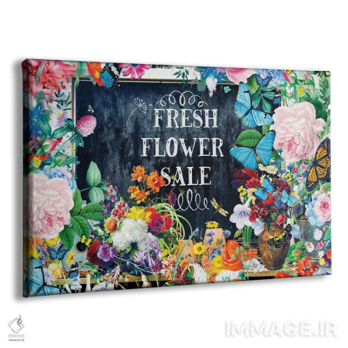 تابلو حراج گل اثر کلودیا مککینی - نمای پرسپکتیو محصول