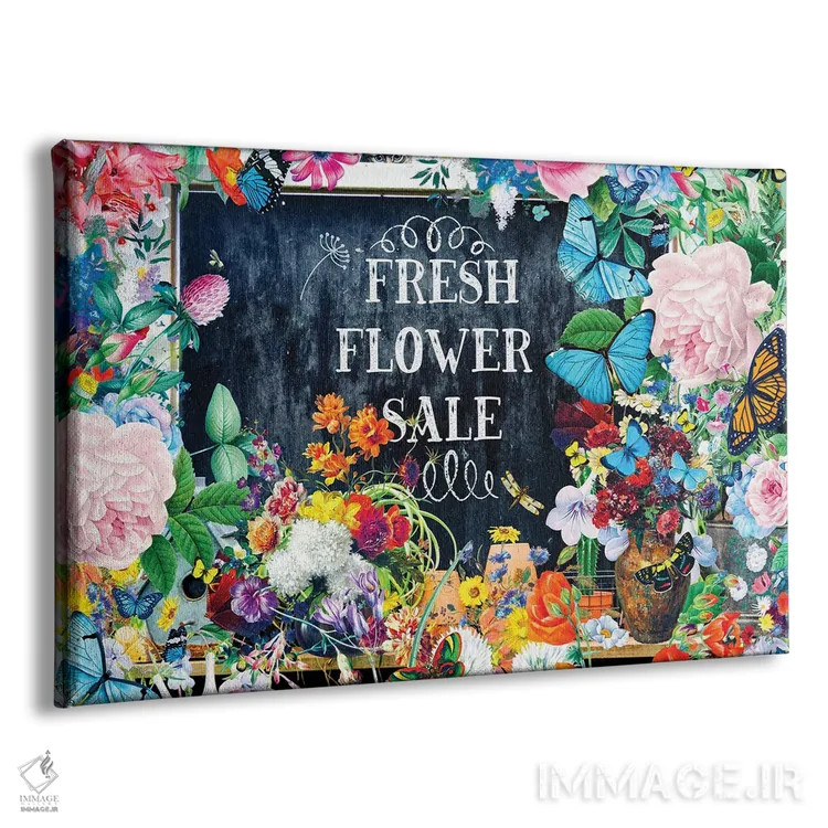 تابلو حراج گل اثر کلودیا مککینی - نمای پرسپکتیو محصول