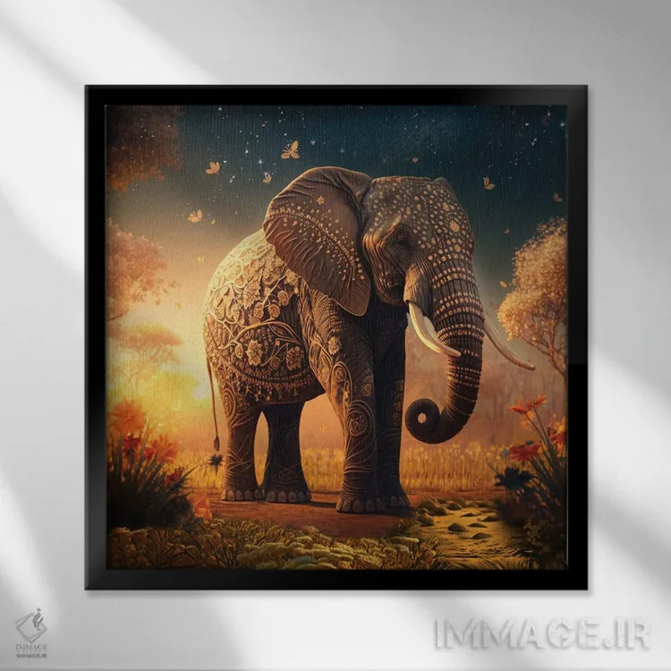 تابلو بعد پنجم اثر کلودیا مککینی - نمای قابدار مشکی