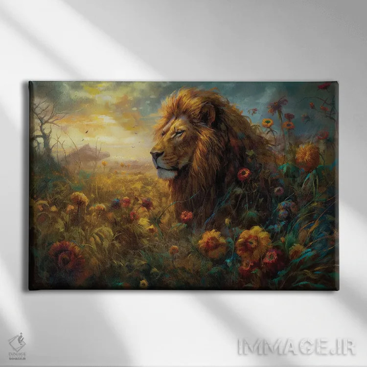 تابلو عید پاک ۲۰۲۳ اثر کلودیا مککینی - نمای روبهرو روی دیوار