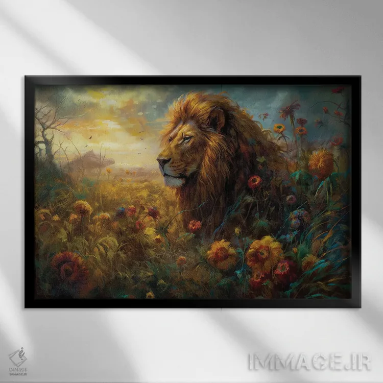 تابلو عید پاک ۲۰۲۳ اثر کلودیا مککینی - نمای قابدار مشکی