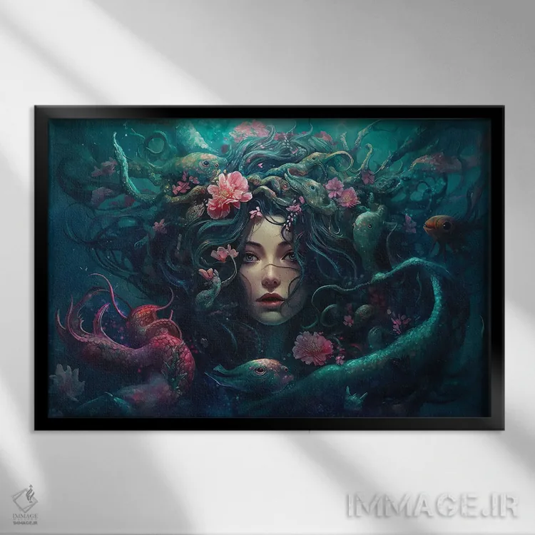 تابلو گیرندهٔ صدا اثر کلودیا مککینی - نمای قابدار مشکی