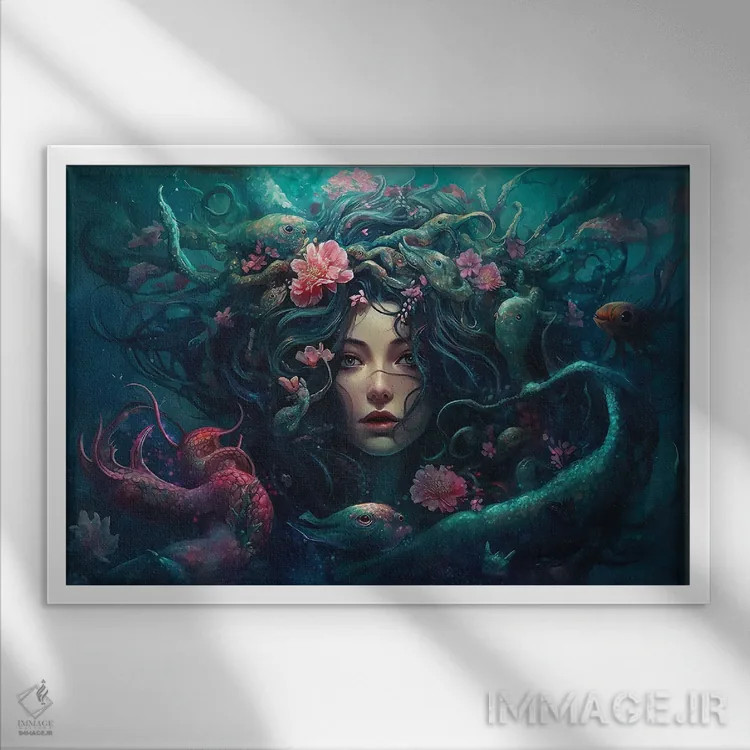 تابلو گیرندهٔ صدا اثر کلودیا مککینی - نمای قابدار سفید
