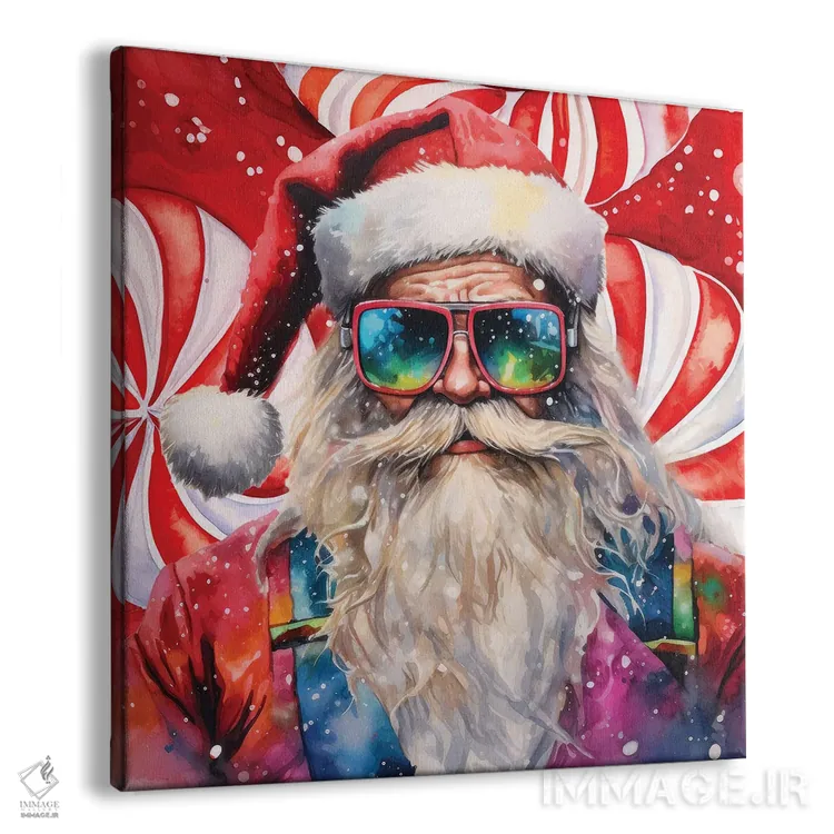 تابلو نعناع فلفلی پیچخورده اثر کلودیا مککینی - نمای پرسپکتیو محصول