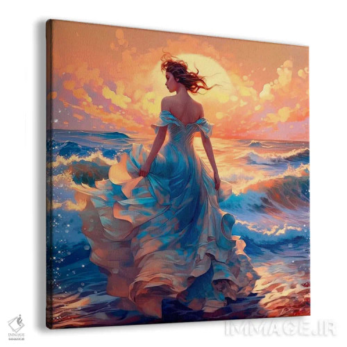 تابلو بوسه خورشید خورده اثر کلودیا مککینی - نمای پرسپکتیو محصول