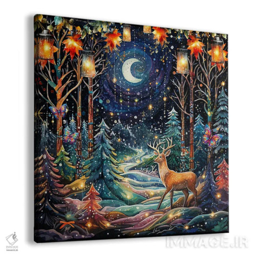 تابلو درخشش آسپن اثر کلودیا مککینی - نمای پرسپکتیو محصول