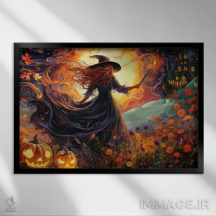 تابلو جادویت کردم اثر کلودیا مککینی - نمای قابدار مشکی