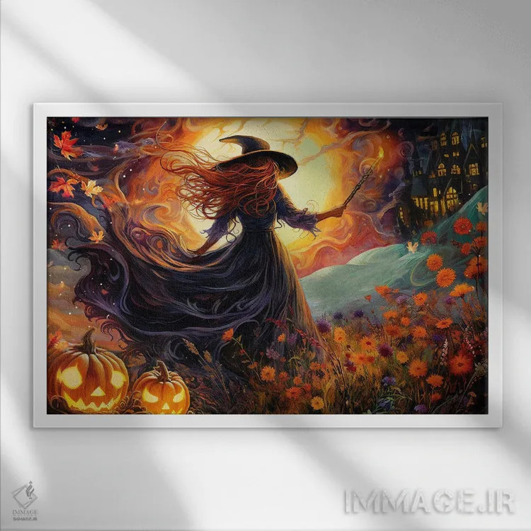 تابلو جادویت کردم اثر کلودیا مککینی - نمای قابدار سفید