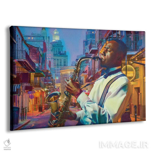 تابلو تمام آن جز (موسیقی جَز) اثر کلودیا مککینی - نمای پرسپکتیو محصول