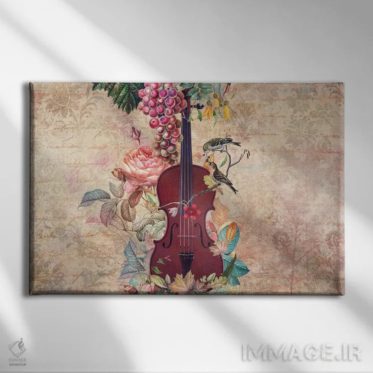 تابلو بهار (ایتالیایی) اثر کلودیا مککینی - نمای روبهرو روی دیوار