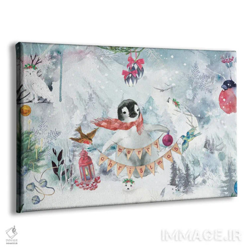 تابلو کریسمس مبارک اثر کلودیا مککینی - نمای پرسپکتیو محصول