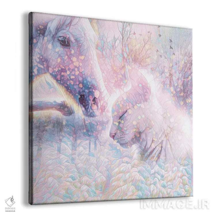 تابلو در شبی سرد زمستانی اثر کلودیا مککینی - نمای پرسپکتیو محصول