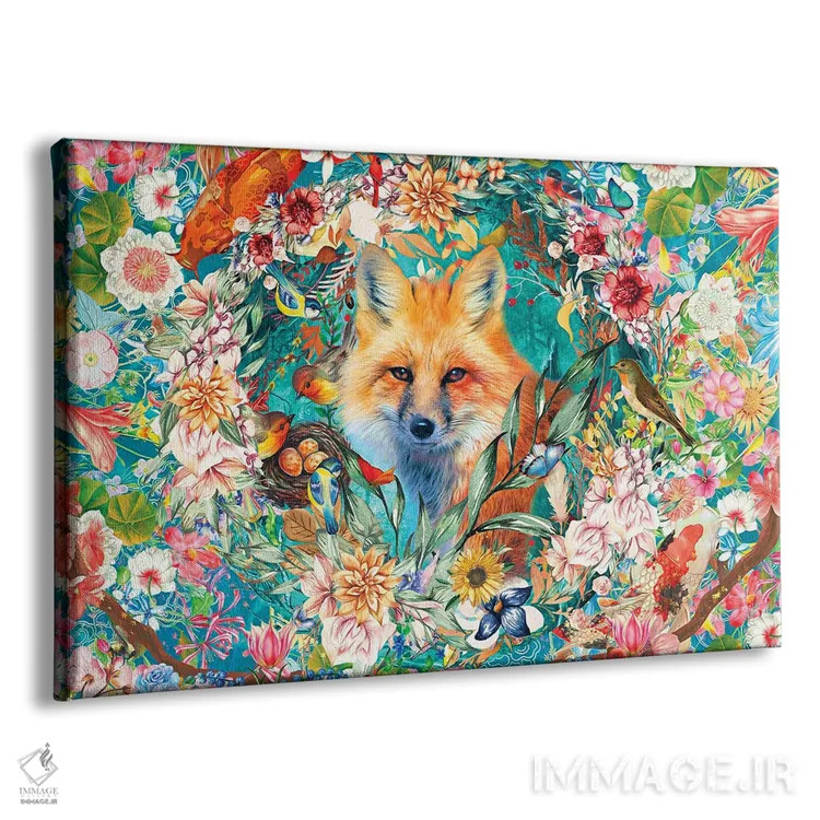 تابلو خانم روباه اثر کلودیا مککینی - نمای پرسپکتیو محصول