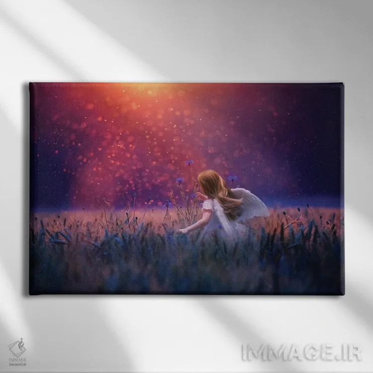 تابلو پردیس (بهشت) اثر کلودیا مککینی - نمای روبهرو روی دیوار