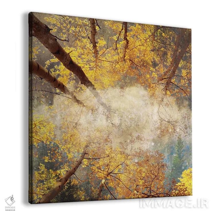 تابلو درختان پاییزی اثر کلودیا مککینی - نمای پرسپکتیو محصول