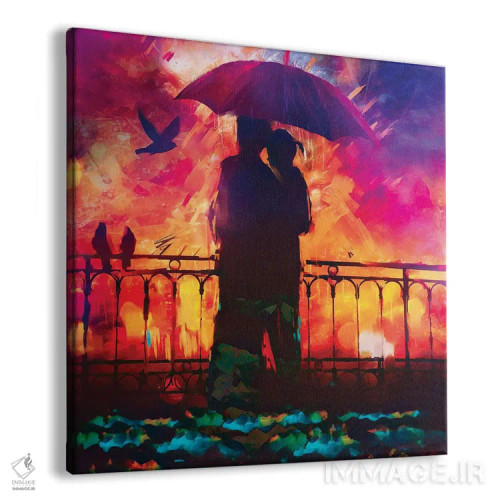 تابلو رقص باران اثر کلودیا مککینی - نمای پرسپکتیو محصول