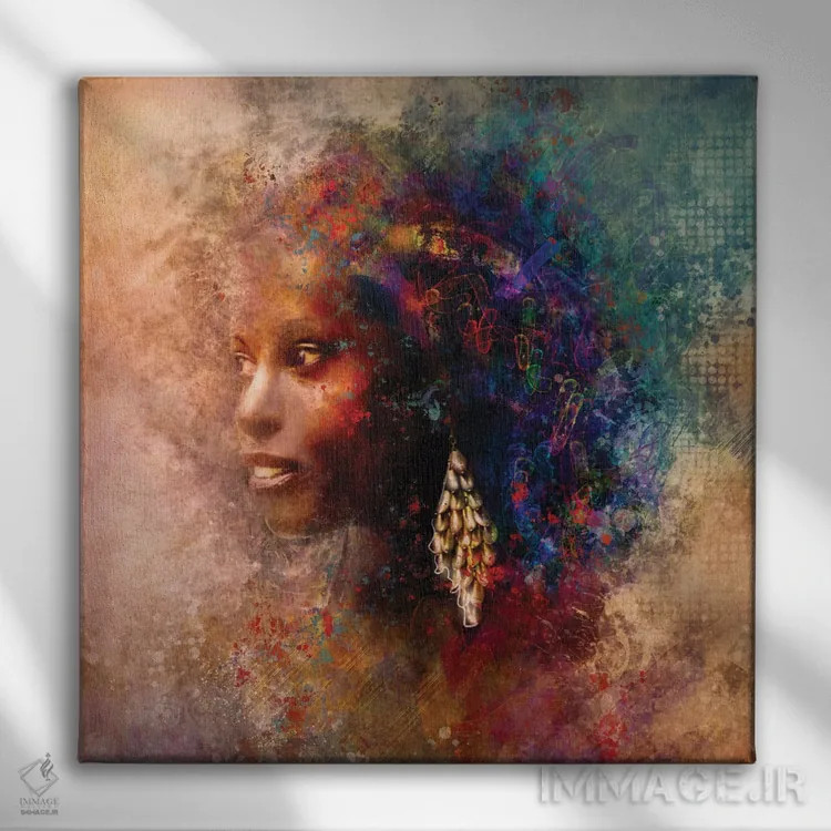 تابلو ملکه اثر کلودیا مککینی - نمای روبهرو روی دیوار