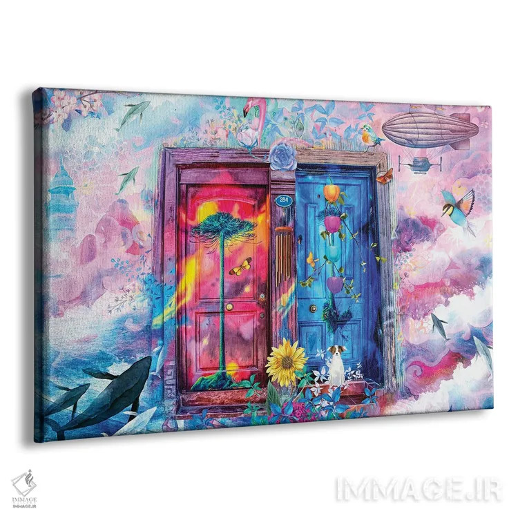 تابلو دو در آنطرفتر اثر کلودیا مککینی - نمای پرسپکتیو محصول