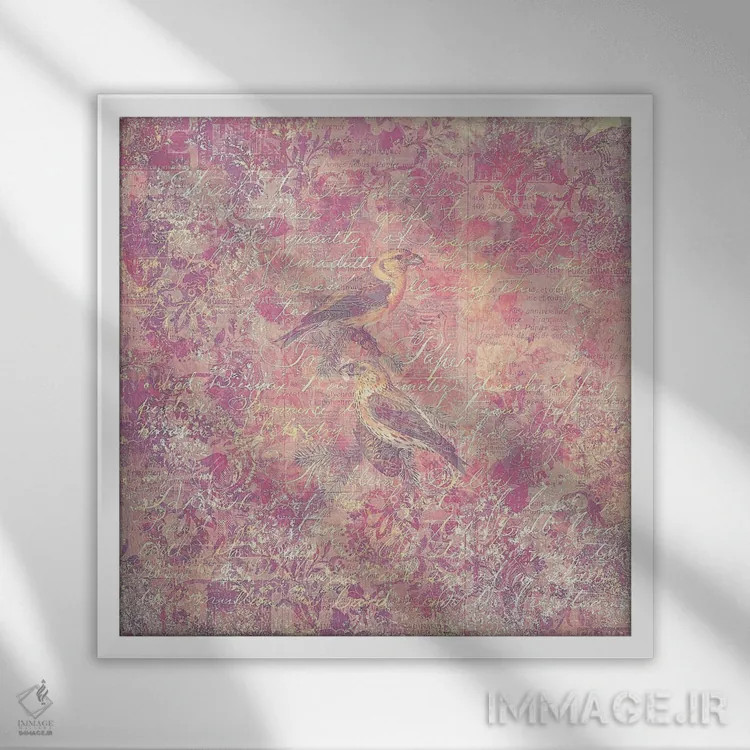 تابلو رمانتیک اثر کلودیا مککینی - نمای قابدار سفید