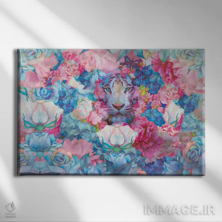 تابلو بهار وحشی اثر کلودیا مککینی - نمای روبهرو روی دیوار