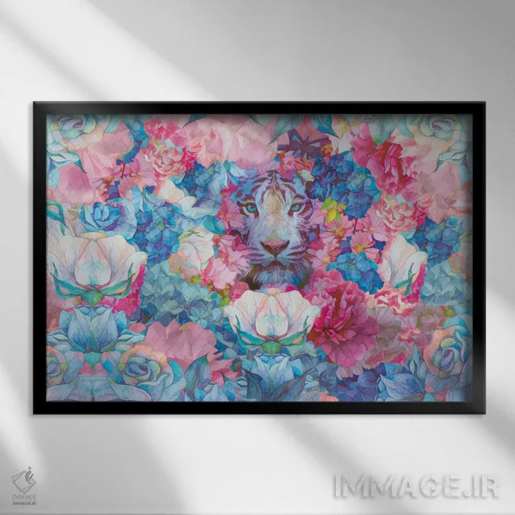 تابلو بهار وحشی اثر کلودیا مککینی - نمای قابدار مشکی