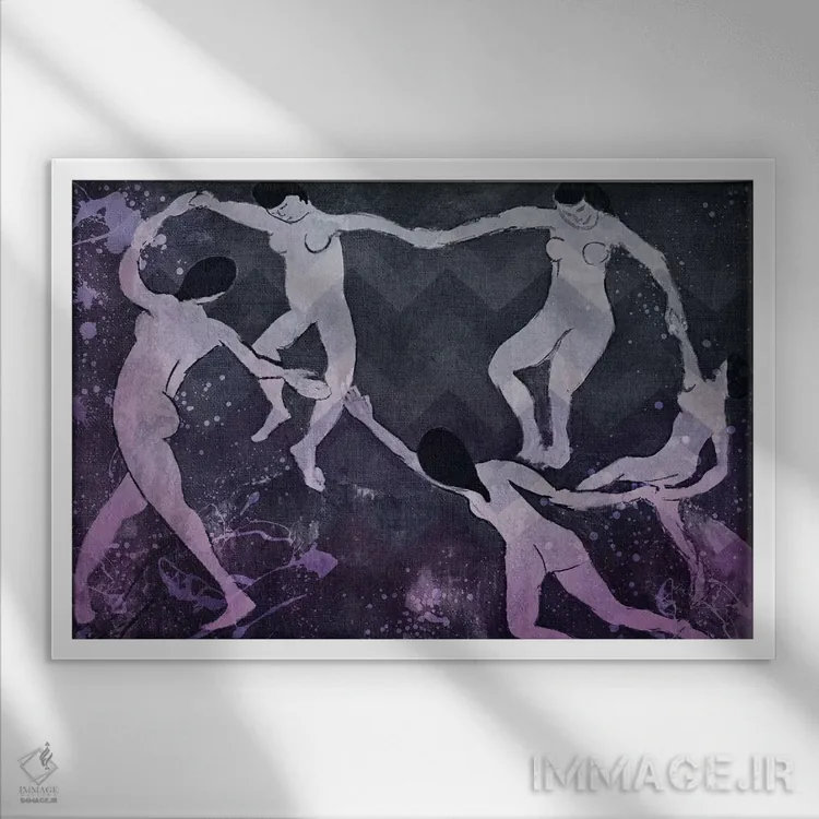 تابلو رقص شماره سه اثر فایو بای فایو کالکتیو - نمای قابدار سفید