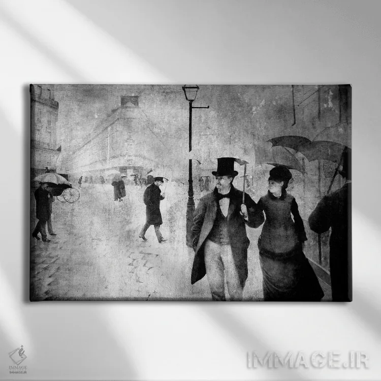 تابلو خیابان پاریس شماره دو اثر فایو بای فایو کالکتیو - نمای روبهرو روی دیوار